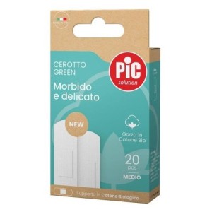 Cerotto pic green cotone bio medio 20 pezzi
