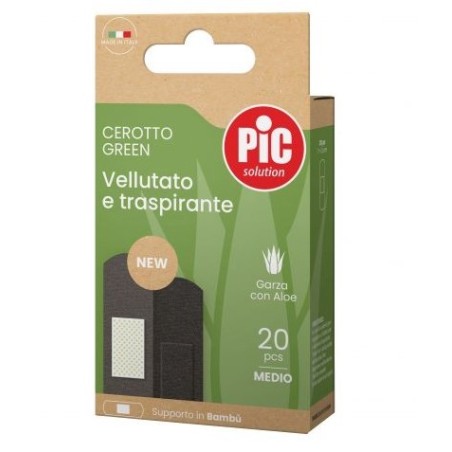 Cerotto pic green bambu' aloe medio 20 pezzi