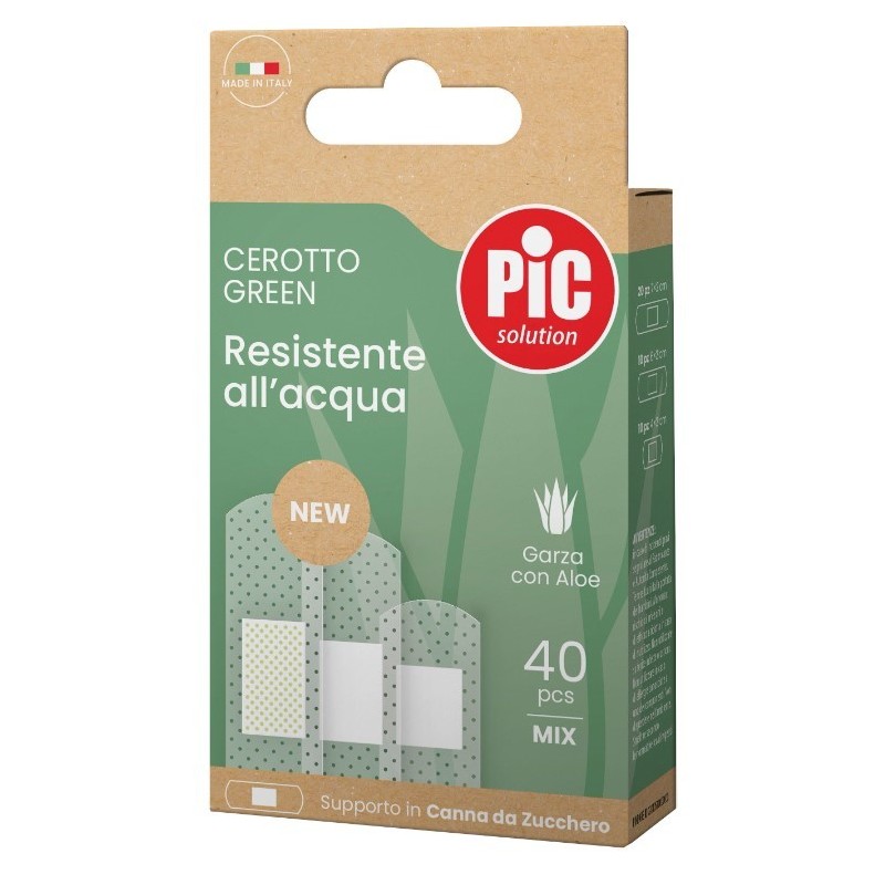 Cerotto pic green canna aloe mix 40 pezzi