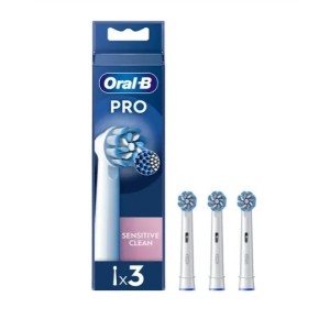 Oralb power refill eb60-3 sensitive clean 3 pezzi