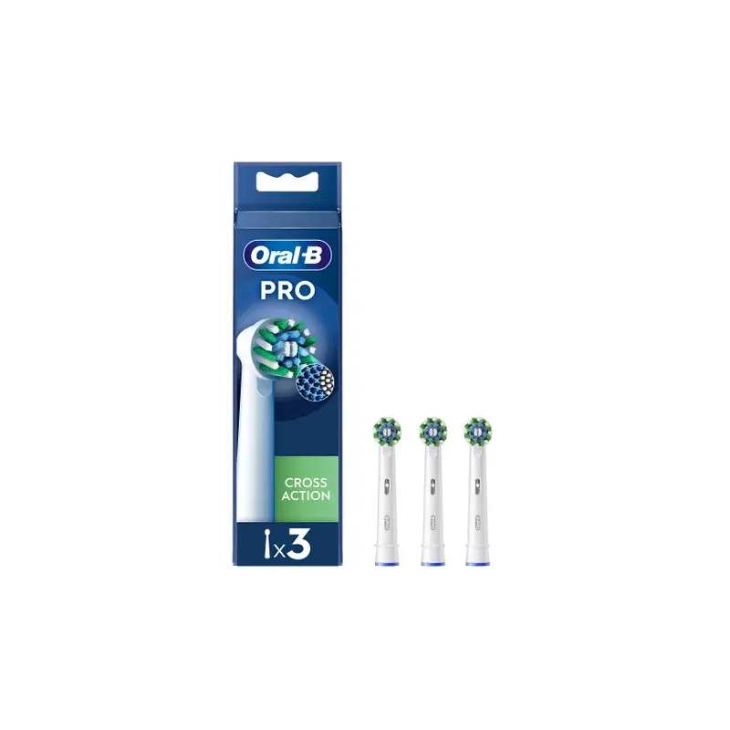 Oralb power refill eb50-3 crossaction 3 pezzi