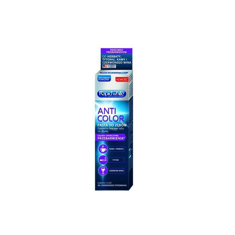 Rapid white dentifricio anticolor 75 ml