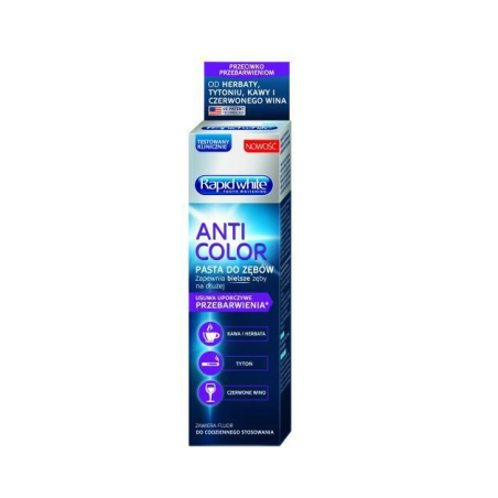 Rapid white dentifricio anticolor 75 ml