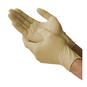 Guanti in lattice con polvere taglia s 100 pezzi