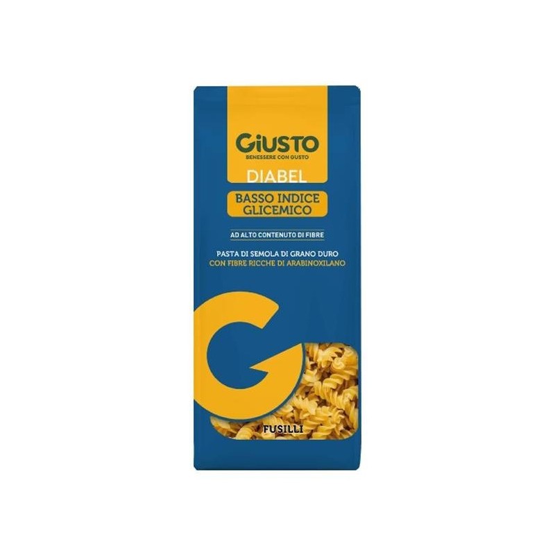Giusto diabel basso indice glicemico pasta fusilli 400 g Giusto diabel basso indice glicemico pasta fusilli 400 g