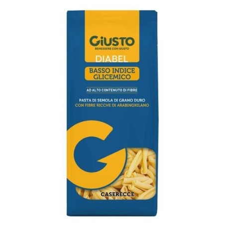 Giusto diabel basso indice glicemico pasta caserecce 400 g Giusto diabel basso indice glicemico pasta caserecce 400 g