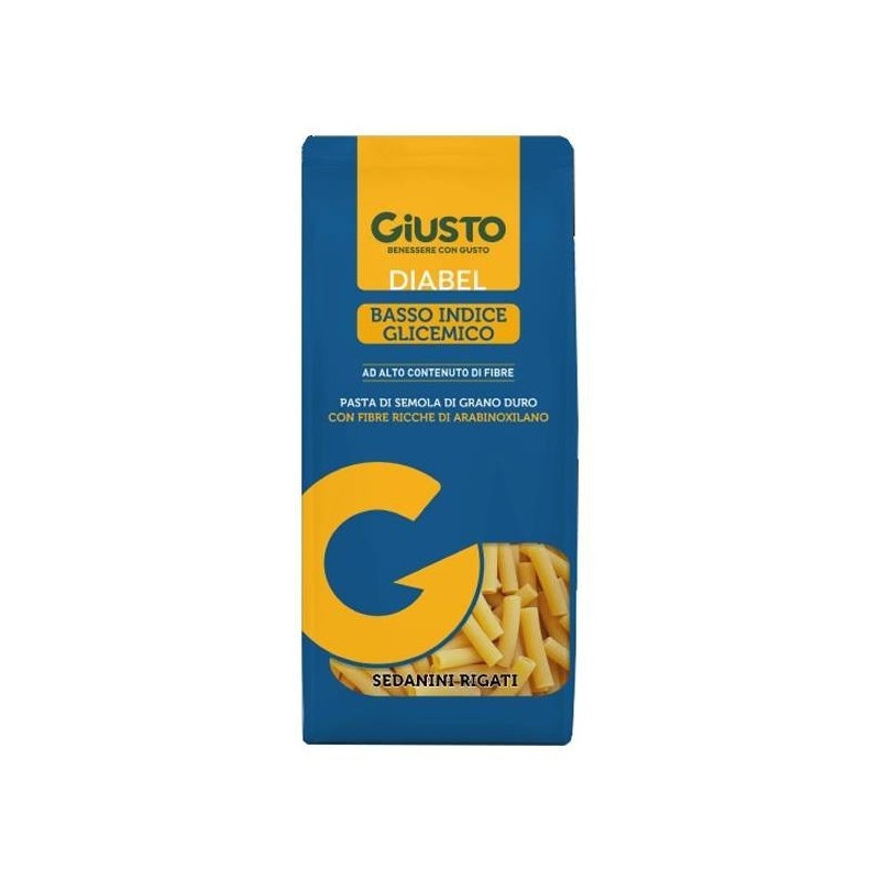 Giusto diabel basso indice glicemico pasta sedanini 400 g Giusto diabel basso indice glicemico pasta sedanini 400 g