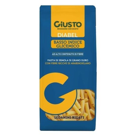 Giusto diabel basso indice glicemico pasta sedanini 400 g Giusto diabel basso indice glicemico pasta sedanini 400 g