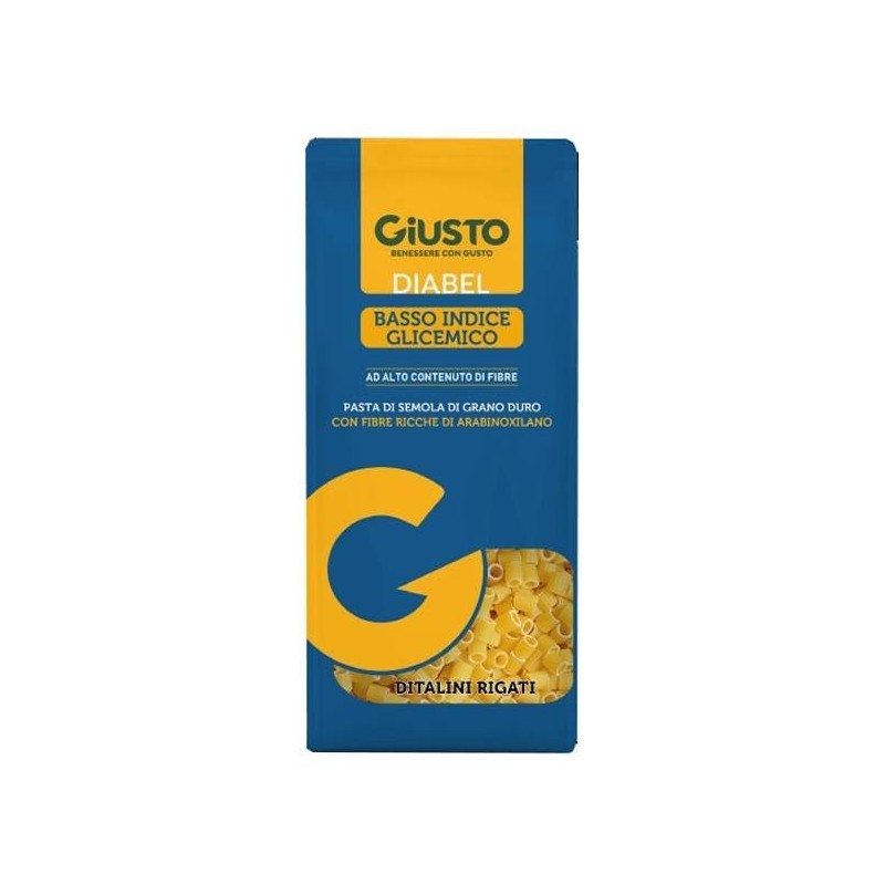 Giusto diabel basso indice glicemico pasta ditalini 400 g