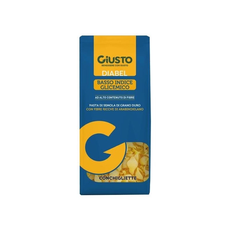 Giusto diabel basso indice glicemico pasta conchigliette 400g