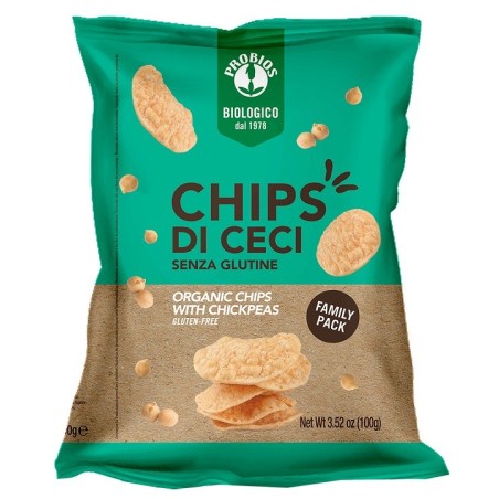 Probios chips di ceci 100 g pack risparmio Probios chips di ceci 100 g pack risparmio