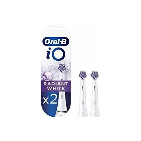 Oralb power refill io radiant white 2 pezzi