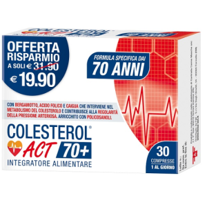 Colesterol act 70+ 30 compresse