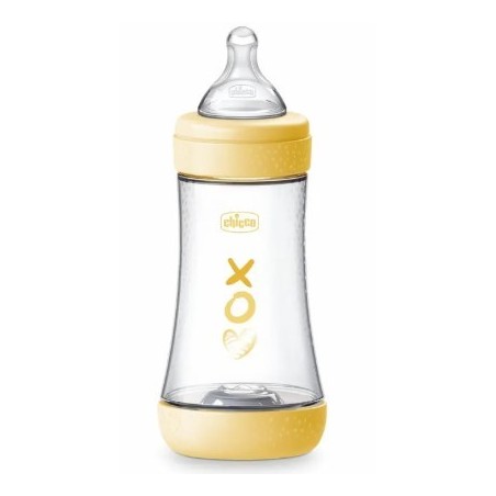 Chicco biberon p5 240ml med silicone uni