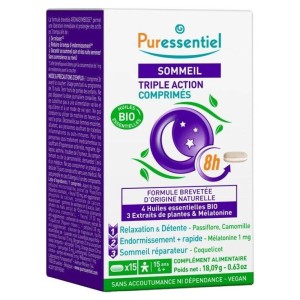 Puressentiel compresse tripla azione sonno 15 compresse