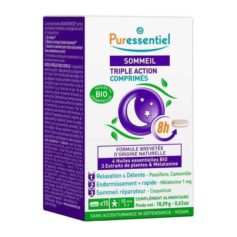 Puressentiel compresse tripla azione sonno 15 compresse