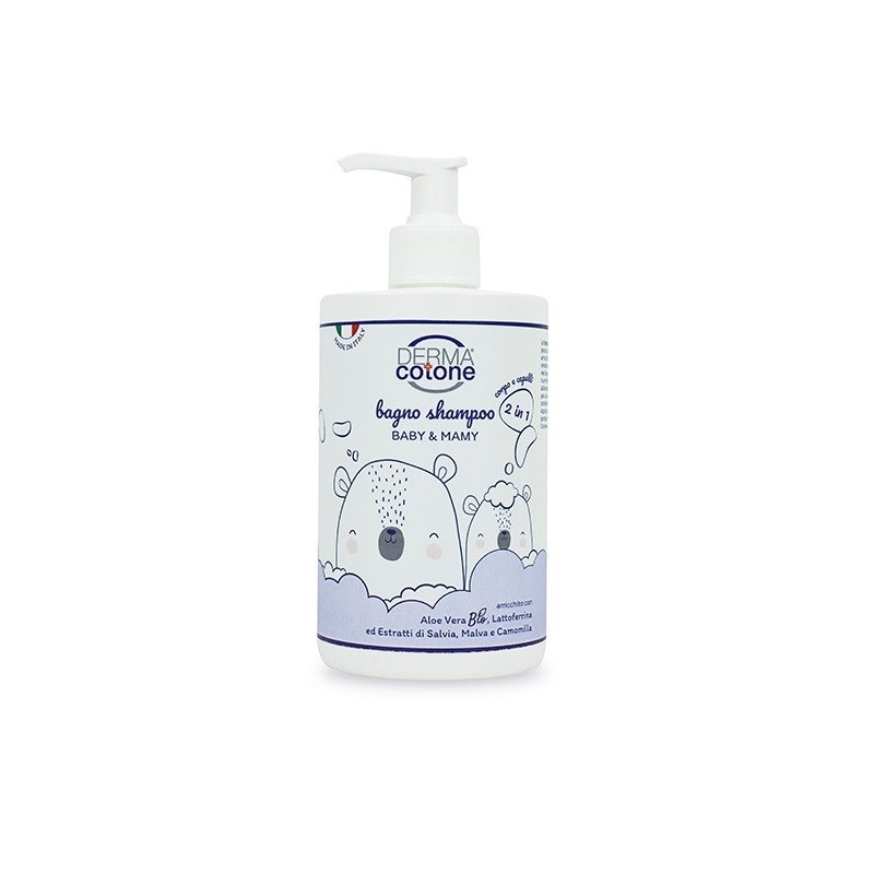 Dermacotone bagno shampoo 2 in 1 corpo e capelli baby & mamy500 ml