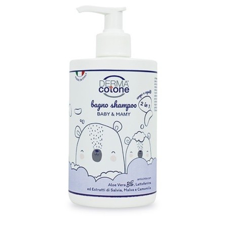 Dermacotone bagno shampoo 2 in 1 corpo e capelli baby & mamy500 ml