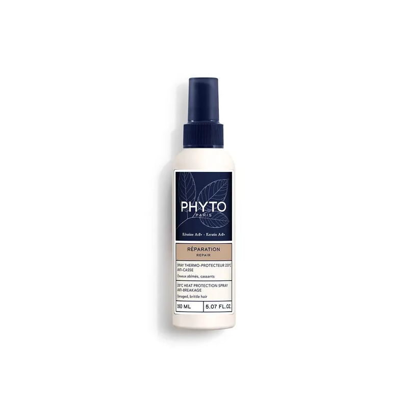 Phyto reparation spray termoprotettivo 230 gradi celsius anti rottura per capelli danneggiati fragili 150 ml