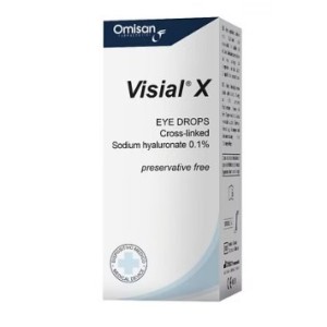Gocce oculari visial x acido ialuronico cross-linkato 0,1% 10 ml