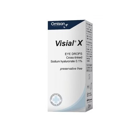 Gocce oculari visial x acido ialuronico cross-linkato 0,1% 10 ml
