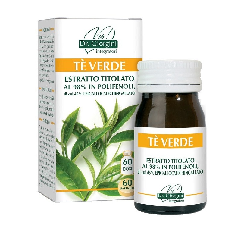 Te verde estratto titolato 30 g 60 pastiglie