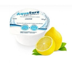Aquasure acqua gelificata limone edulcorata multipack 4 pezzi da 125 g