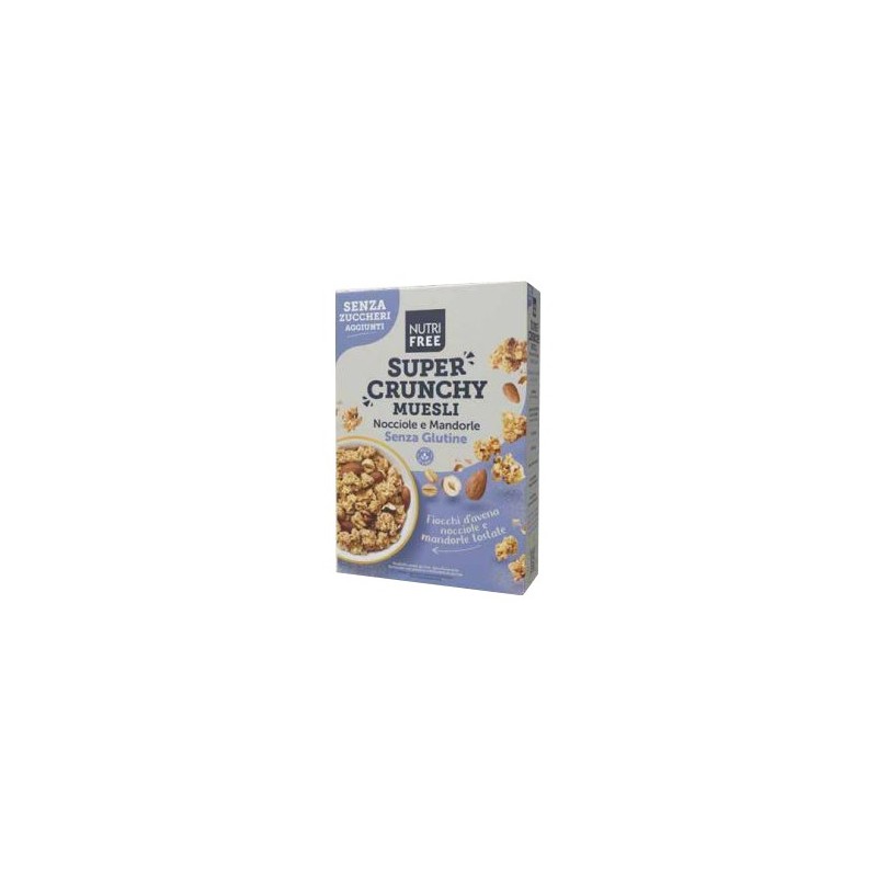 Nutrifree super crunchy muesli nocciole e mandorle senza zuccheri aggiunti 300 g