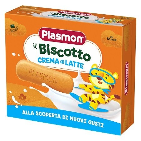 Plasmon biscotto crema latte 8 pezzi da 40g