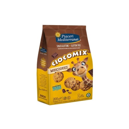 Piaceri mediterranei ciocomix mini cookies 4 monoporzioni da50 g