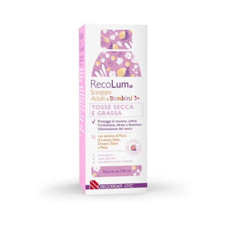 Recolum sciroppo tosse adulti-bambini 150 ml