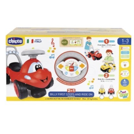 Chicco billy walk&ride rosso Chicco billy walk&ride rosso