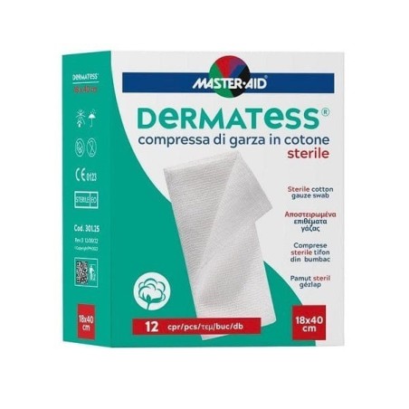 Garza idrofila dermatess cotone 18x40 12 pezzi