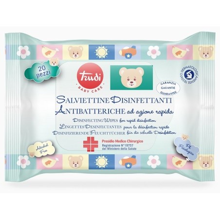 Trudi baby care salviettine disinfettanti pmc 20 pezzi