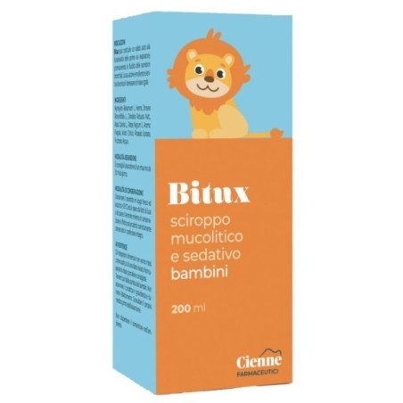 Bitux sciroppo mucolitico e sedativo bambini 200 ml Bitux sciroppo mucolitico e sedativo bambini 200 ml