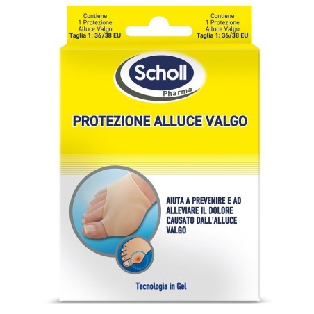 Protezione alluce valgo scholl s