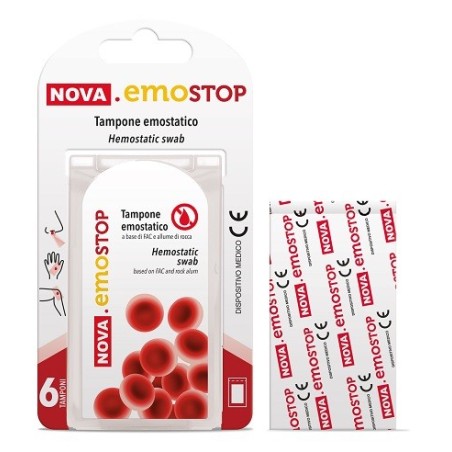 Nova emostop tampone emostatico 6 pezzi