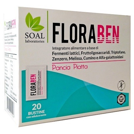 Floraben pancia piatta 20 bustine Floraben pancia piatta 20 bustine