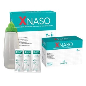Soluzione salina con peg 3350 e sali per irrigazione nasalexnaso 30 bustine + 1 erogatore