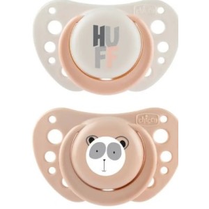Chicco succhietti air rosa silicone 2-6 mesi 2 pezzi