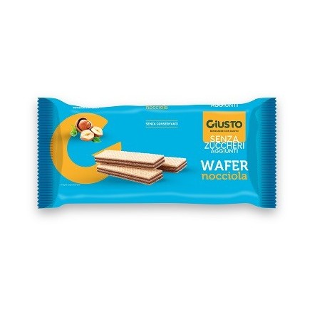Giusto senza zucchero wafers nocciola 150 g