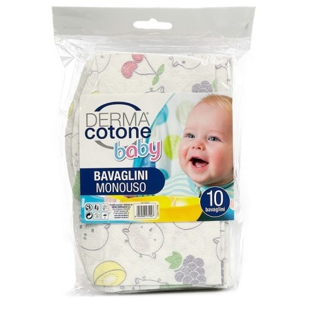 Dermacotone baby bavaglini monouso 10 pezzi