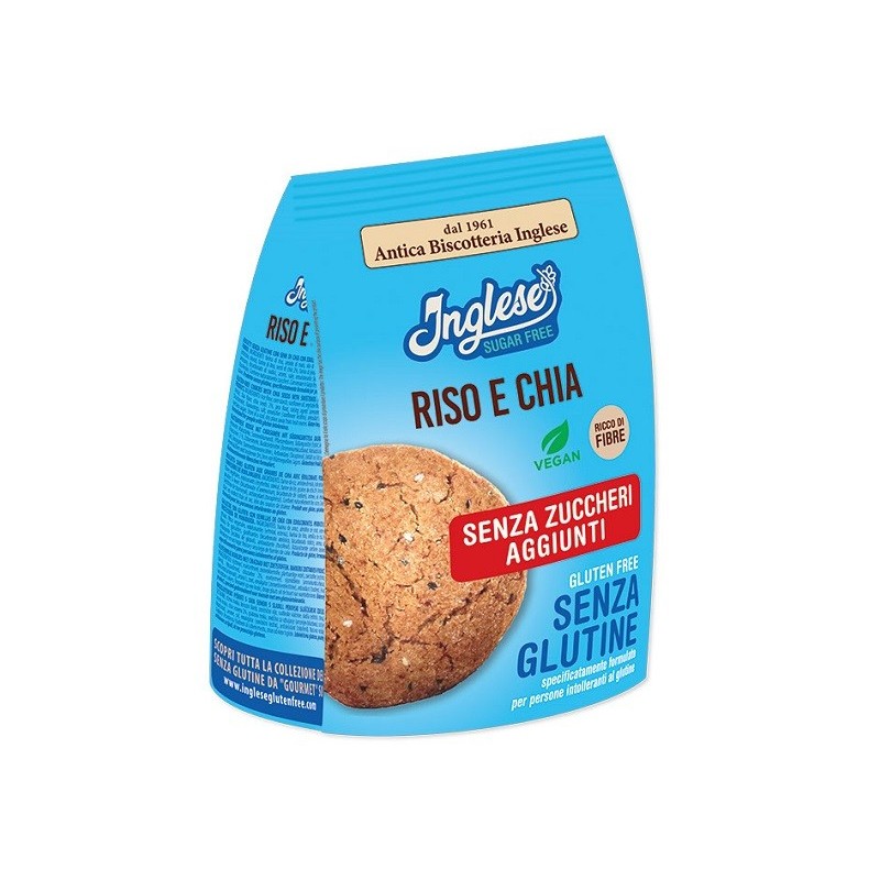 Inglese biscotti griso e chia senza zuccheri aggiunti 200 g