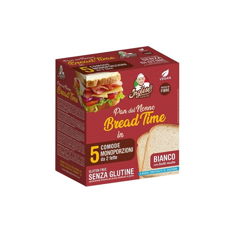 Inglese bread time bianco 2 pezzi da 125 g