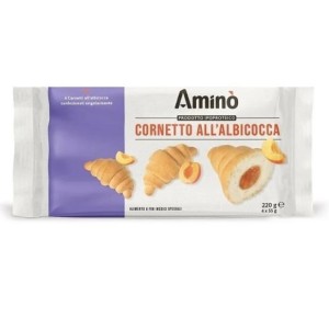 Amino' cornetto albicocca 4 pezzi da 55 g