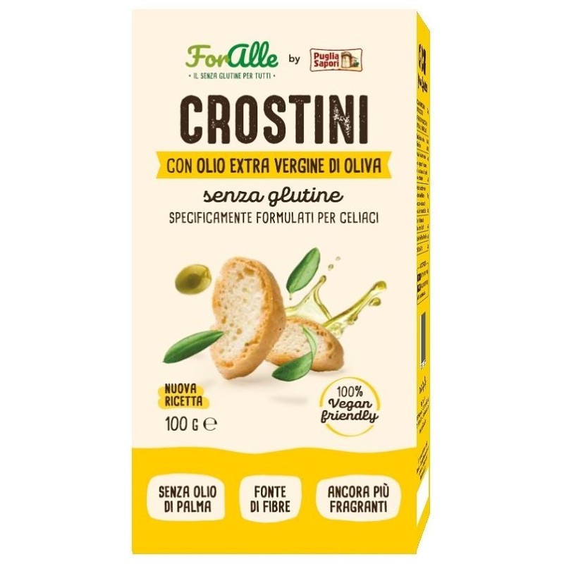 Foralle crostini con olio extravergine d'oliva 100 g