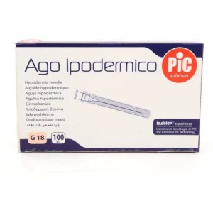 Ago ipodermico pic gauge 18 1 1/2 100 pezzi