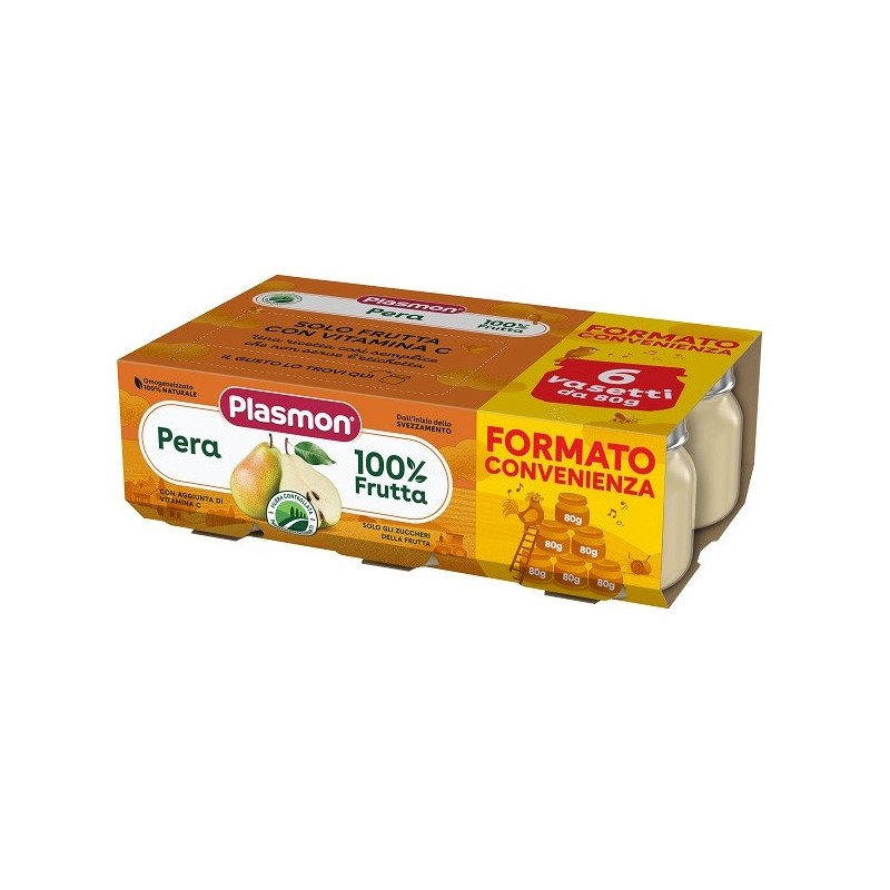 Plasmon omogeneizzato pera 6x80 g