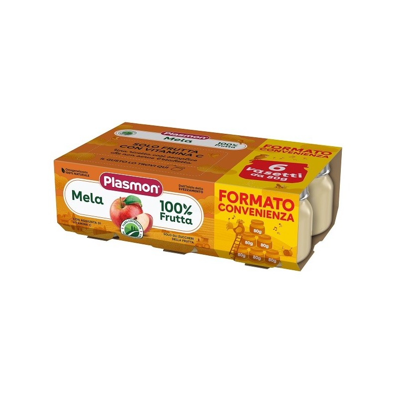 Plasmon omogeneizzato mela 6x80 g