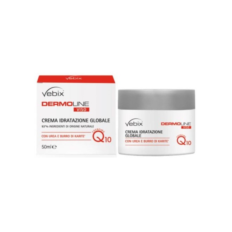 Vebix dermoline crema viso idratazione globale 24h 50 ml Vebix dermoline crema viso idratazione globale 24h 50 ml